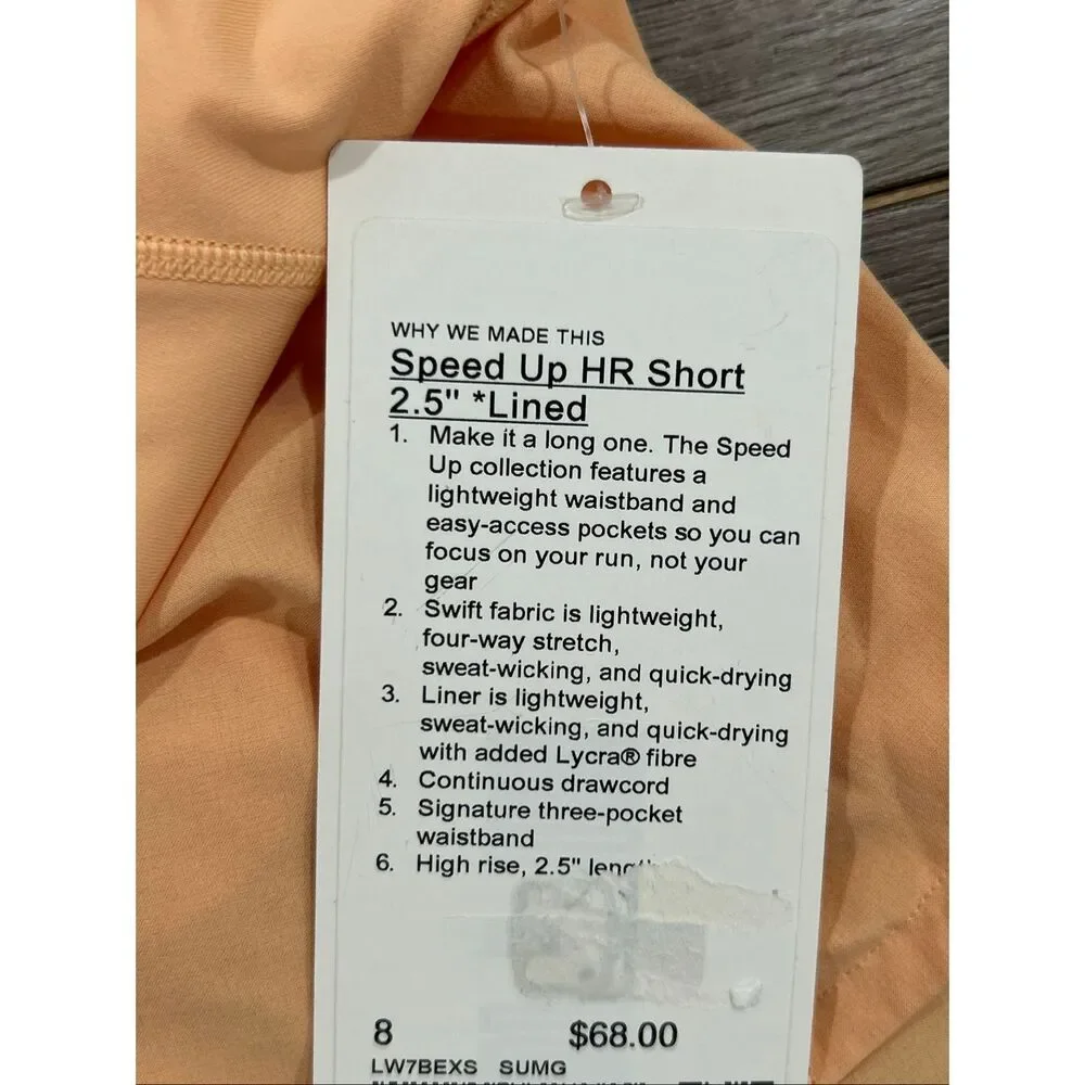 Lululemon Speed Up Shorts 8 - Picture 6 of 6